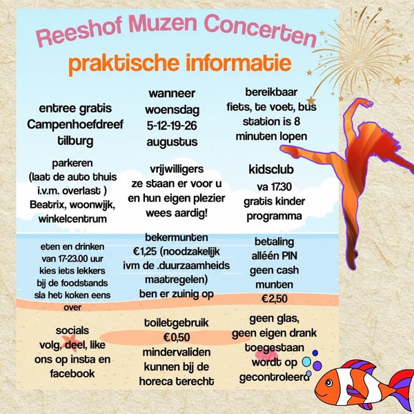 reeshof muzen praktische info
